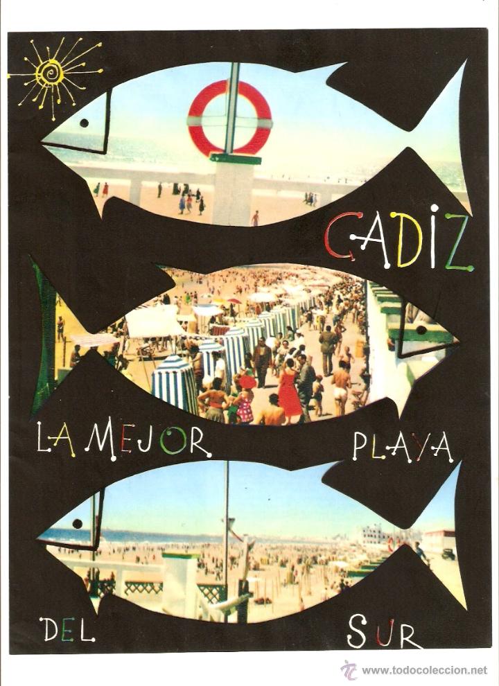 Collecting paper: A&Ntilde;O 1957 RECORTE PUBLICIDAD PLAYA DE CADIZ ANDALUCIA