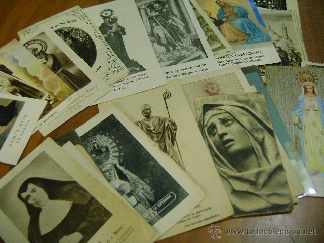 Collecting paper: Lote 30 estampas religiosas: novena, oraci&oacute;n, recuerdo, estampa, novenario, triduo, devoto, responso