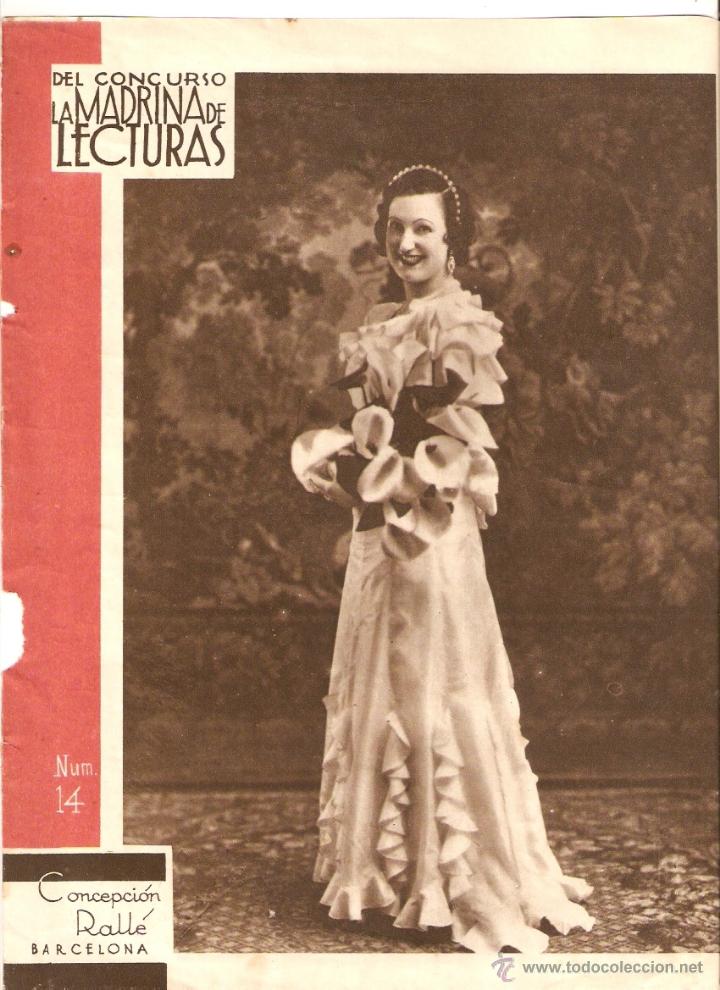 Colecionismo: A&Ntilde;O 1935 RECORTE PRENSA LEONOR SANTOS DE CIRUJANO CONCEPCION RALLE CONCURSO MADRINAS LECTURAS