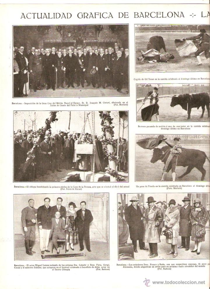 Collectionnisme: A&Ntilde;O 1927 RECORTE PRENSA TOROS COGIDA GIL TOVAR MIGUEL LAMAS TEATRO PALMA MALLORCA MONUMENTO JAIME