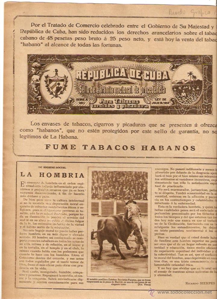 Colecionismo: A&Ntilde;O 1928 TABACO HABANOS SELLO DE GARANTIA FOTOS ANTIGUAS EMPORDA TOSSA BLANES ROCA DEL FRAILE