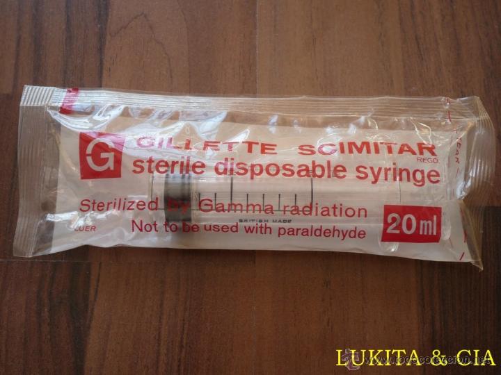 Coleccionismo: JERINGUILLA GILLETTE SCIMITAR - Foto 2