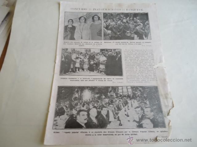 Collecting paper: 1926 - hoja - actualidad, madrid barcelona valencia bilbao