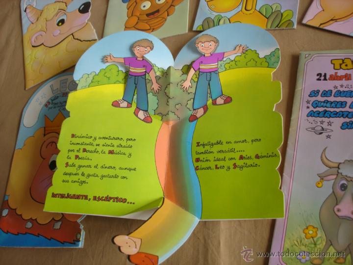 Coleccionismo: lote de 7 tarjetas pop up de hor&oacute;scopos - Foto 7