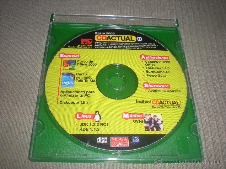 Collecting: CD ACTUAL 41  ENERO DE 2000 .PROGRAMAS Y APLICACIONES