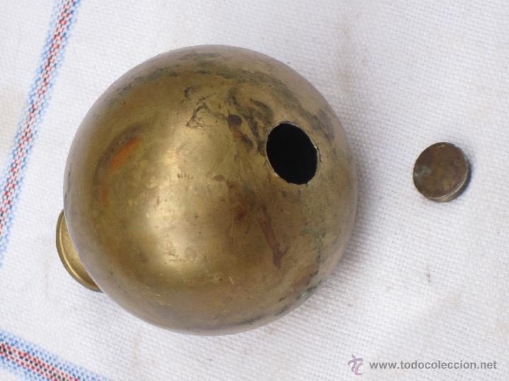 Coleccionismo: BOLA ANTIGUA DE BRONCE. - Foto 4