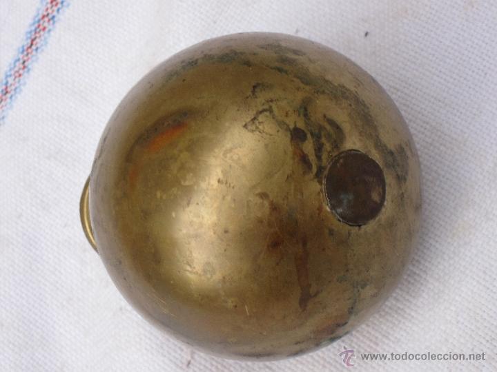 Coleccionismo: BOLA ANTIGUA DE BRONCE. - Foto 6