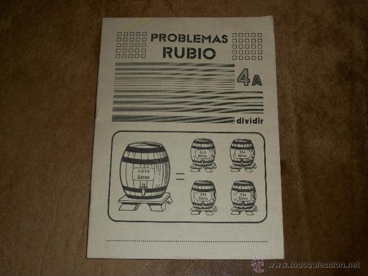 Collezionismo: Problemas RUBIO. 4A. Dividir.