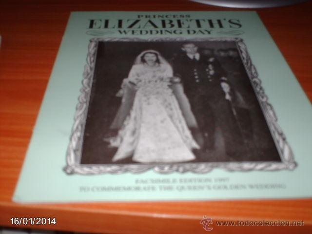 Coleccionismo: Programa facs&iacute;mil de la boda de la reina Isabel. 1997 - Foto 1