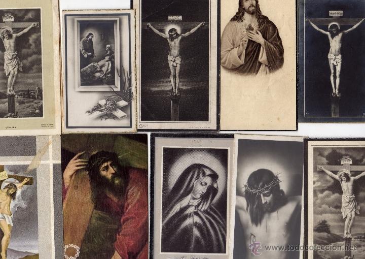 Coleccionismo: 10 RECORDATORIOS DE DIFUNTOS - Foto 1