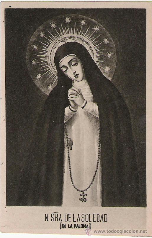 Sammelleidenschaft Papier: N SRA. DE LA SOLEDAD (DE LA PALOMA) - IMAGEN - 10 X 6,5 CM.