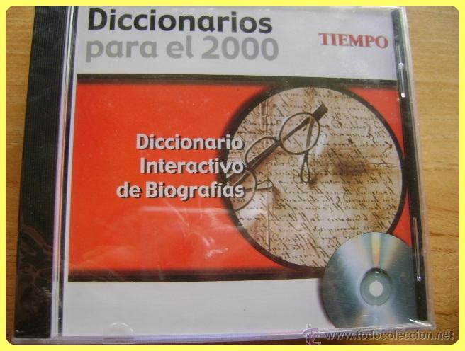 Collezionismo: CD-Rom revista Tiempo. Diccionarios para el 2000: Diccionario Interactivo de Biograf&iacute;as