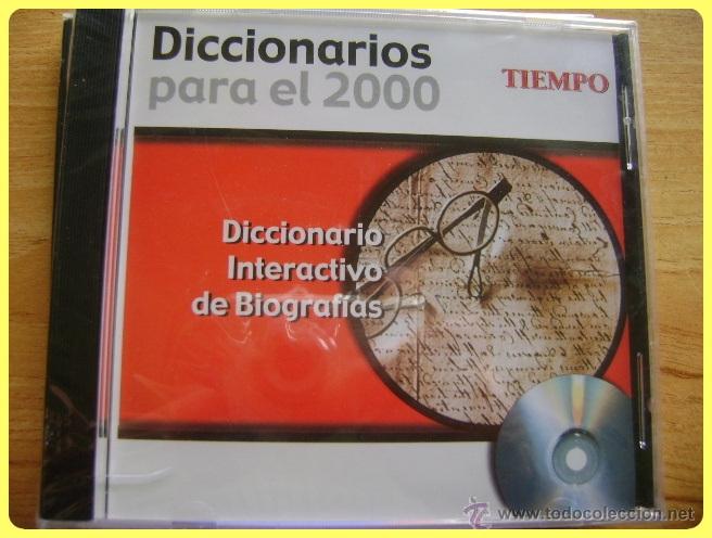 Collectionnisme: CD-Rom revista Tiempo. Diccionarios para el 2000: Diccionario Interactivo de Biograf&iacute;as