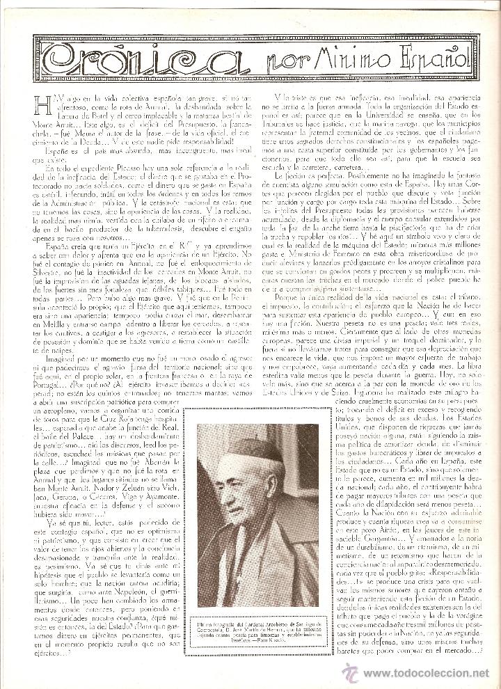 Coleccionismo: A&Ntilde;O 1922 RECORTE PRENSA ULTIMA FOTOGRAFIA JOSE MARTIN DE HERRERA ARZOBISPO CARDENAL DE SANTIAGO