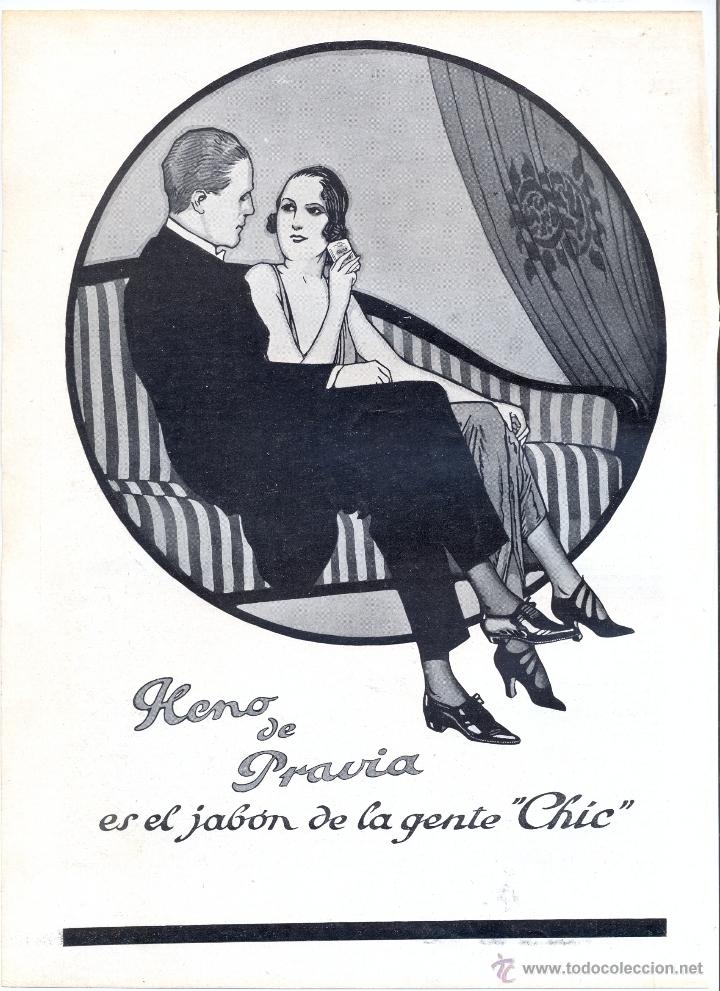 Sammelleidenschaft Papier: A&Ntilde;O 1922 RECORTE PUBLICIDAD JABON HENO DE PRAVIA