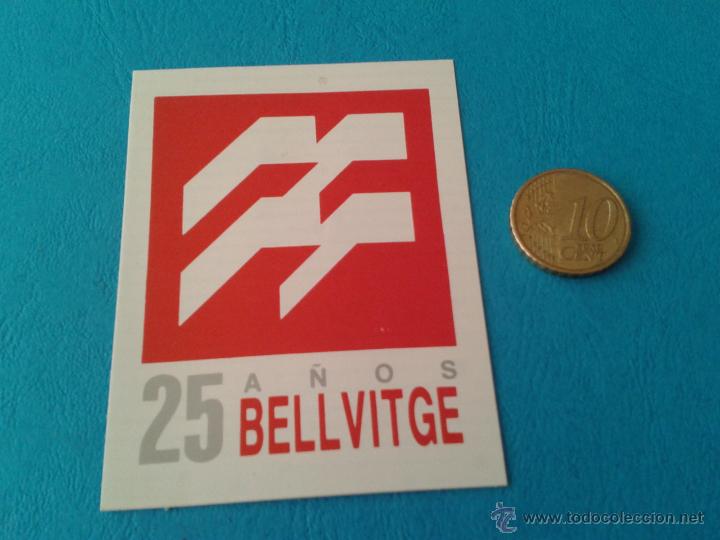 Collectionnisme: adhesivo inicios a&ntilde;os 90 25 &ordm; aniversario barrio pol&iacute;gono Bellvitge L'Hospitalet de Llobregat