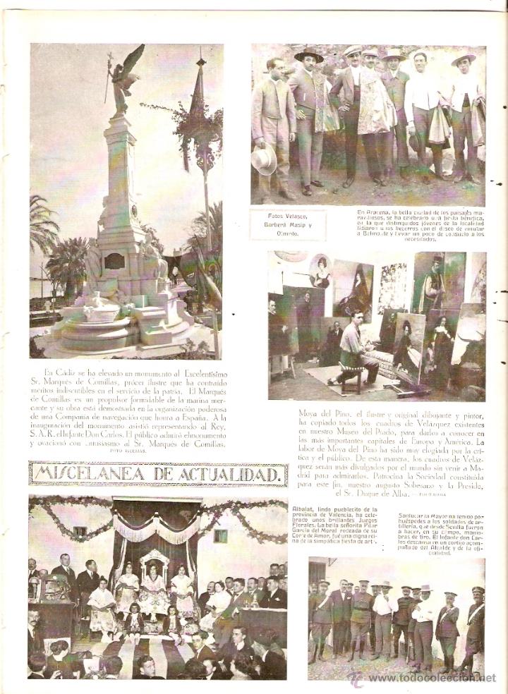 Coleccionismo: A&Ntilde;O 1922 RECORTE PRENSA MOYA DEL PINO PINTOR ALBALAT SEVILLA ENTREGA BANDERA REGULARES LARACHE