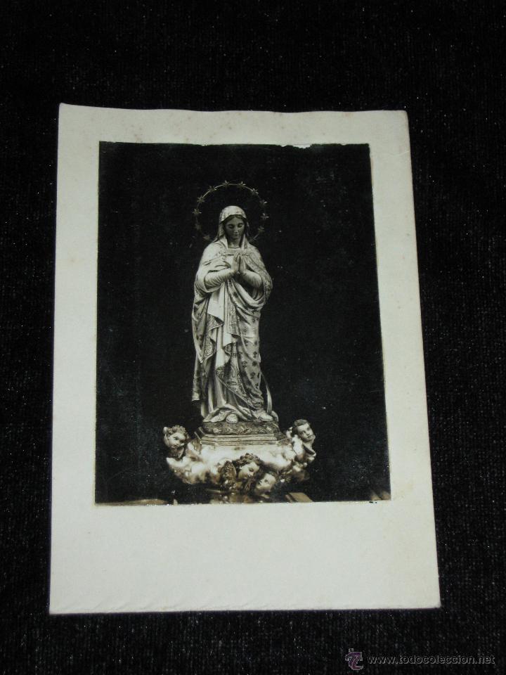 Collezionismo: ANTIGUA ESTAMPA FOTOGRAFICA DE LA INMACULADA CONCEPCION - DESCONOZCO LOCALIDAD