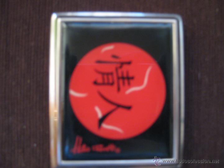 Coleccionismo: pitillera con motivos japoneses - Foto 1