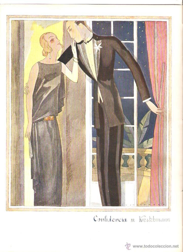Coleccionismo: A&Ntilde;O 1922 RECORTE PRENSA DIBUJO PINTURA LAMINA CONFIDENCIA KRESTCHMANN