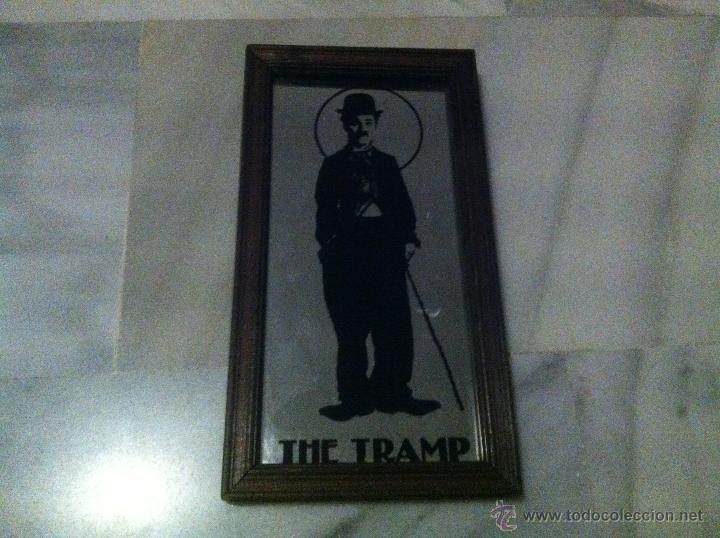 Coleccionismo: CUADRO ESPEJO CHARLES CHAPLIN - Foto 1