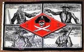 Coleccionismo: BANDERA CAPITANES PIRATA - Foto 1