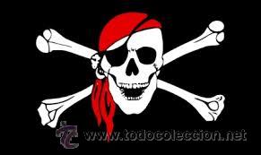 Coleccionismo: BANDERA PIRATAS DEL TESORO - Foto 1