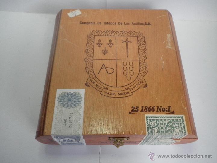 Coleccionismo: CAJA COMPA&Ntilde;IA DE TABACOS DE LAS ANTILLAS - Foto 1