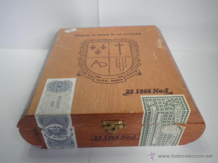 Coleccionismo: CAJA COMPA&Ntilde;IA DE TABACOS DE LAS ANTILLAS - Foto 2