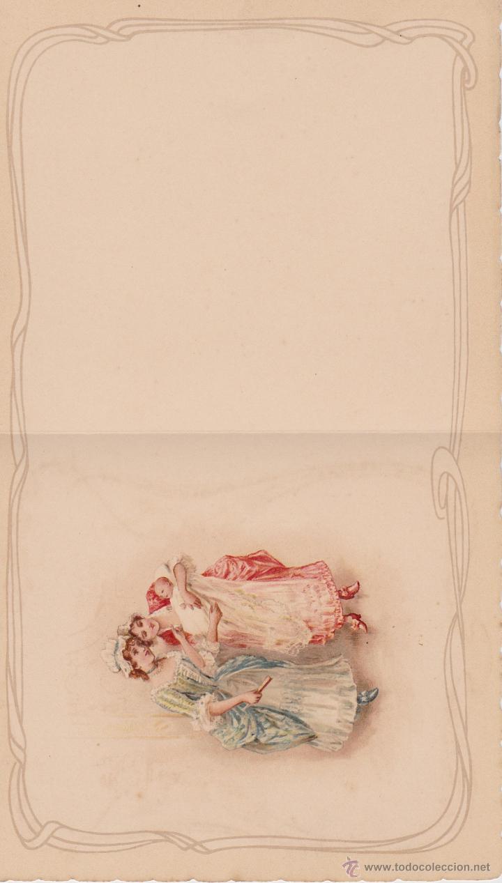 Coleccionismo: Tarjeta finales siglo XX sin escribir