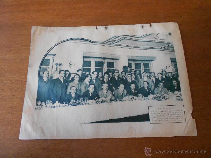 Collezionismo: RECORTE DE PRENSA ORIGINAL 1933: BANQUETE HOMENAJE AL CATEDR&Aacute;TICO Y ESCRITOR EUGENIO DE MONTES