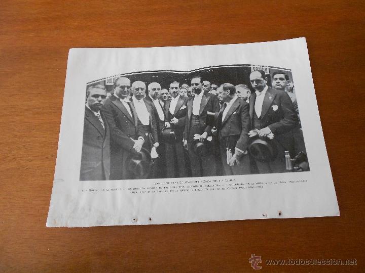 Collezionismo: RECORTE PRENSA ORIGINAL 1933: LOS CONCEJALES BARCELONESES DE LA LLIGA