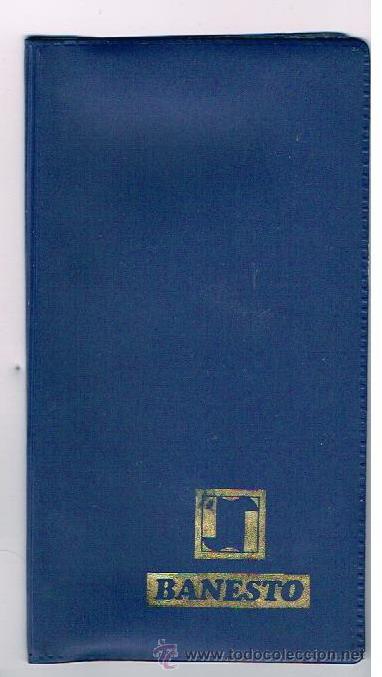 Collecting: (ALB-TC-16) ANTIGUA FUNDA PLASTICO PARA LIBRETAS DE AHORRO BANESTO