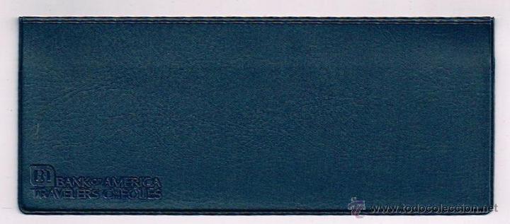 Collecting: (ALB-TC-16) ANTIGUA FUNDA PLASTICO PARA TALONARIO BANK OF AMERICA TRAVELERS CHEQUES