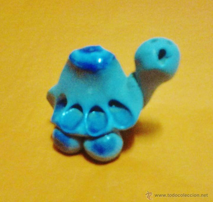 Collecting: miniatura - tortuga - ceramica / lacada - tonos azules - nueva - artesanal -ver foto -a&ntilde;os 90 - 90