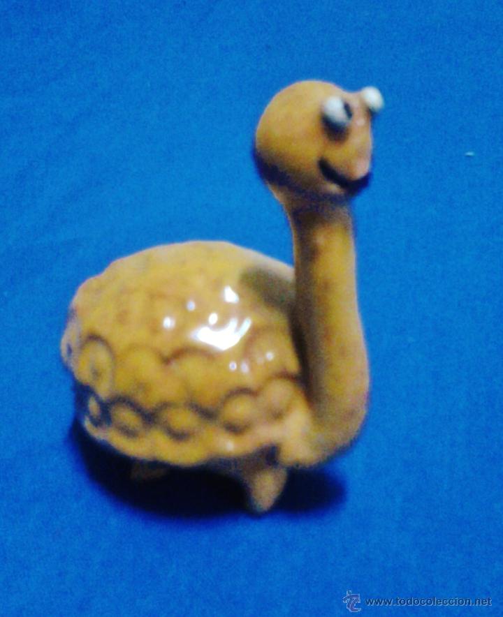 Collecting: miniatura - tortuga - barro lacado - artesanal - ocre amarillo - nueva - ver foto - a&ntilde;os 90 -12