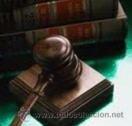 Coleccionismo: Martillo de juez de madera - Foto 1