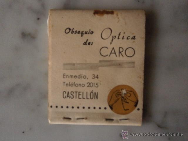 Coleccionismo: CURIOSO Y ANTIGUO BLOC DE PAPEL LIMPIA GAFAS-OPTICA CARO.CASTELLON