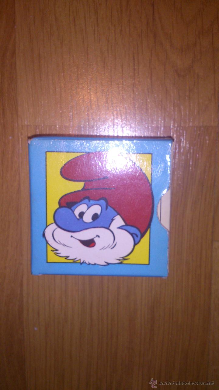 Coleccionismo: Librillo de Los Pitufos cuadrado. 1983 Peyo. Timun Mas.