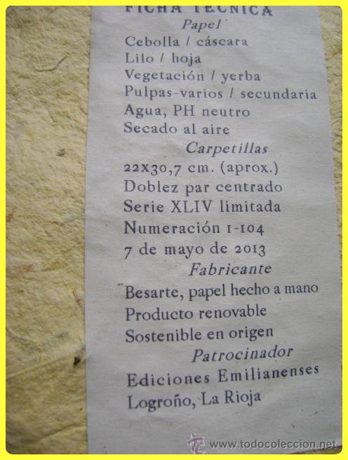 Coleccionismo: Abecedario completo del C&oacute;dice Albeldense. Ediciones Emilianenses, 2007. - Foto 4