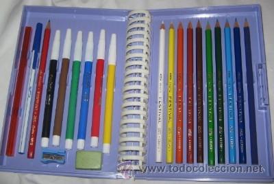 Coleccionismo: ESTUCHE ESCOLAR DE SAFTA, L&Aacute;PICES MASATS - Foto 2