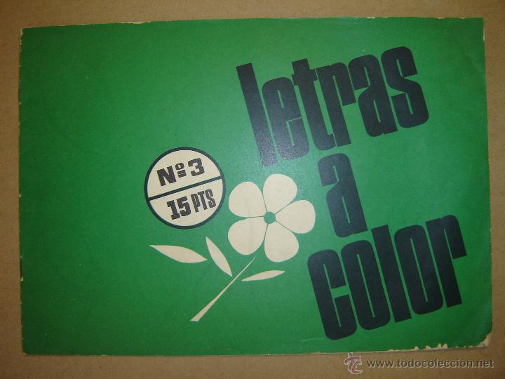 Coleccionismo: Letras a color  n&ordm; 3- &Aacute;lbumes de labores