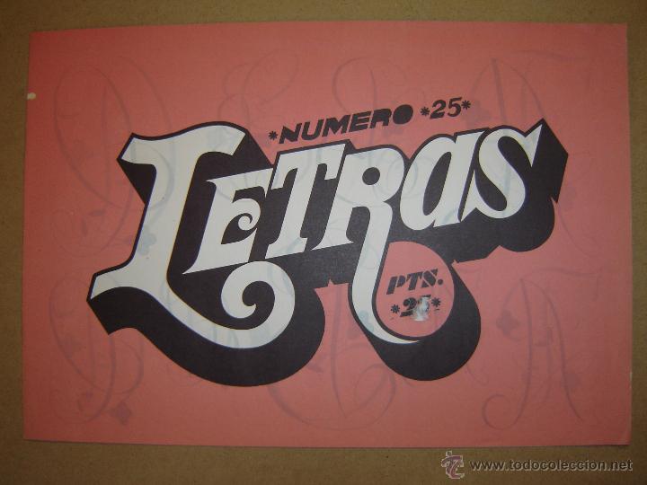 Coleccionismo: Letras n&ordm; 25-  Revistas de labores
