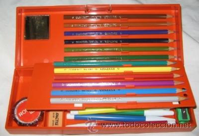 Coleccionismo: ESTUCHE ESCOLAR DOBLE O PLUMIER ROLAN - Foto 2