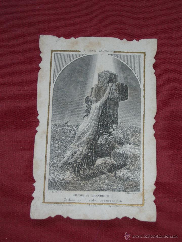 Sammelleidenschaft Papier: MADRID FEBRERO 1897 - ESTAMPA RECUERDO DE TOMA DE HABITO - CONGREGACION DE ESCLAVAS SDO. CORAZON