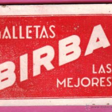 Coleccionismo: LIBRETA BLOCK DE NOTAS GALLETAS BIRBA.