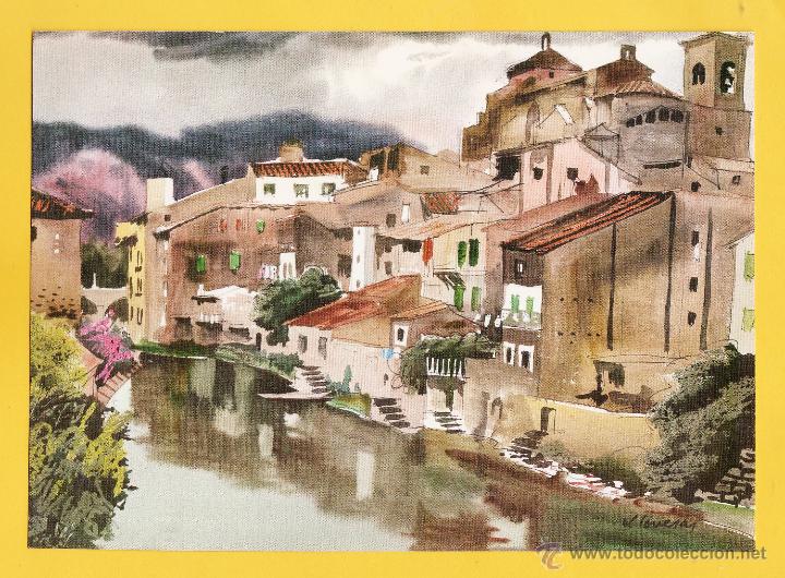 Colecionismo: lamina - estella - acuarela federico lloveras - viaje artIstico espa&ntilde;a - ed. poligrafa - a&ntilde;o 1975