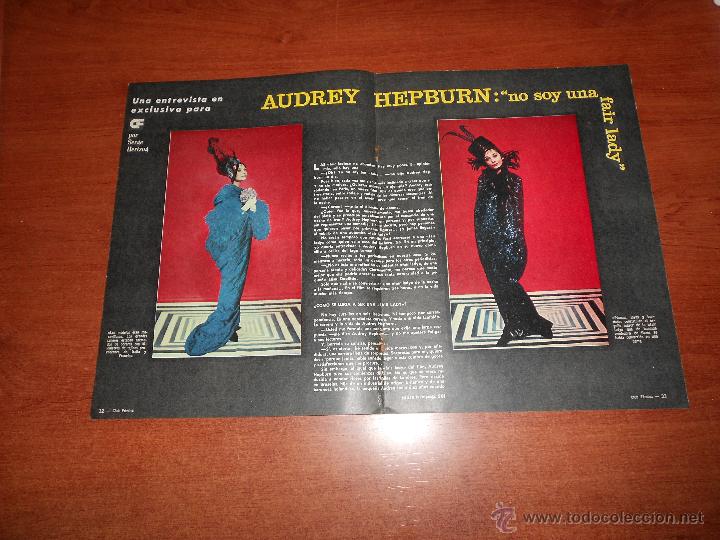 Coleccionismo: ART&Iacute;CULO DE PRENSA 1966 AUDREY HEPBURN - Foto 1