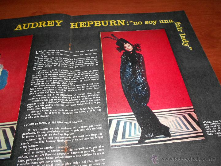 Coleccionismo: ART&Iacute;CULO DE PRENSA 1966 AUDREY HEPBURN - Foto 3