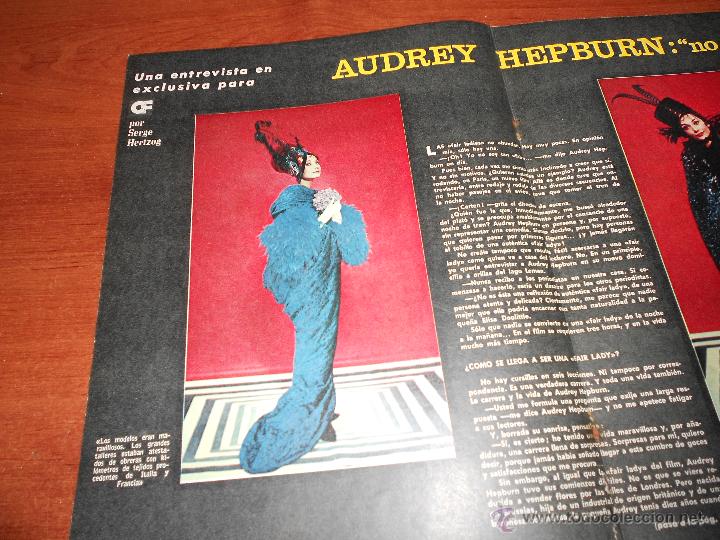 Coleccionismo: ART&Iacute;CULO DE PRENSA 1966 AUDREY HEPBURN - Foto 4